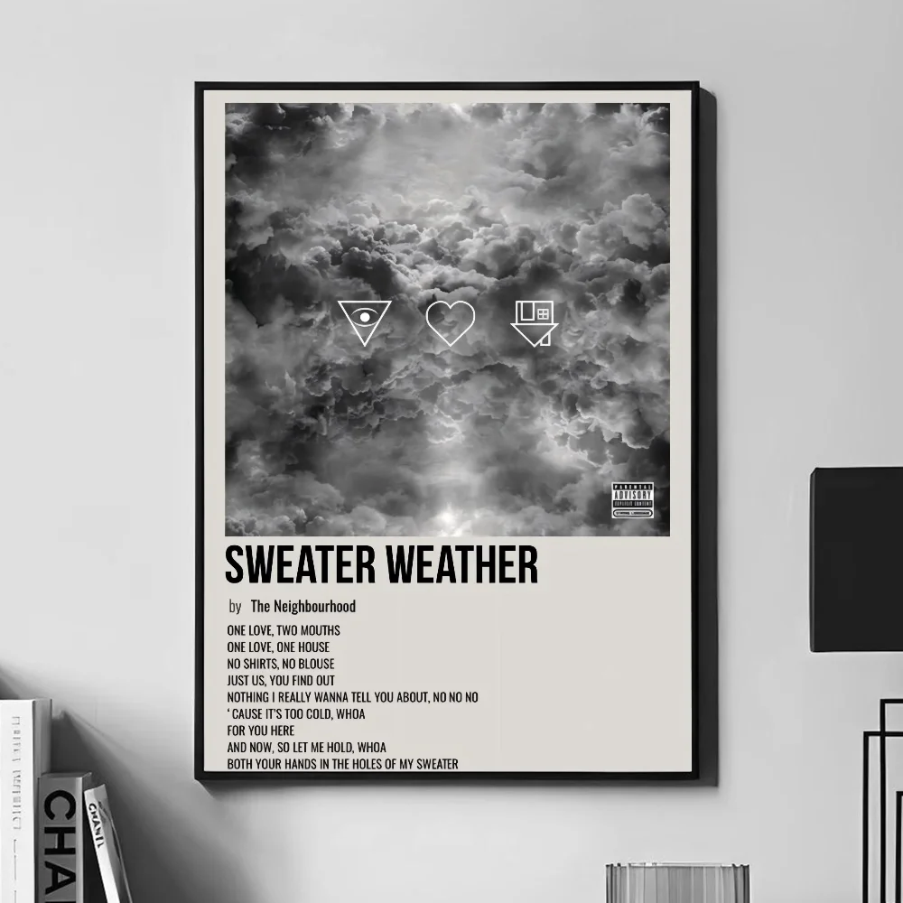 Постер на стену с изображением музыкальных альбомов свитеров домашний декор