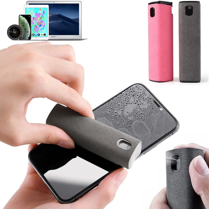 

Phone Cleaning Screen Spray Computer Screen Cleaner Spray Dusting Microfiber Cloth for Mobile Phone Tablet Laptop Screen