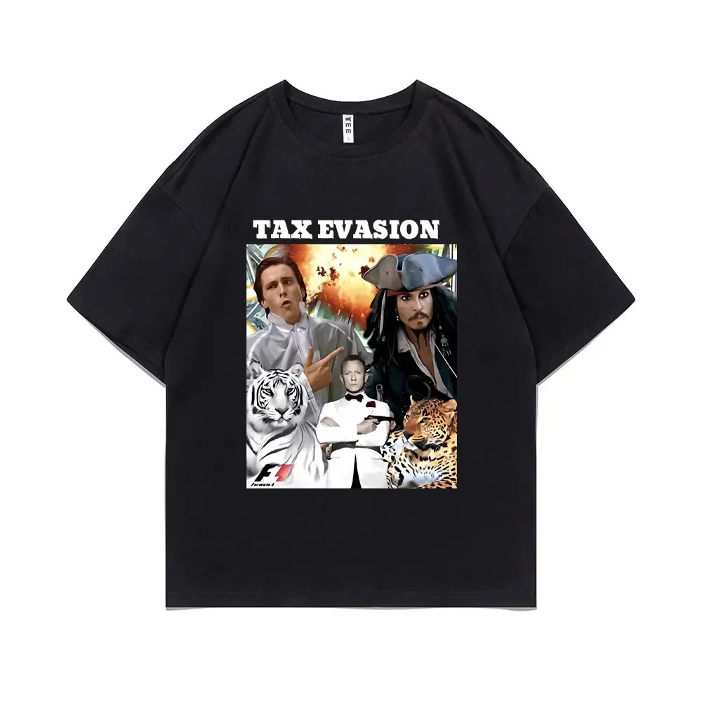 Футболка мужская оверсайз с коротким рукавом Повседневный хлопковый смешной