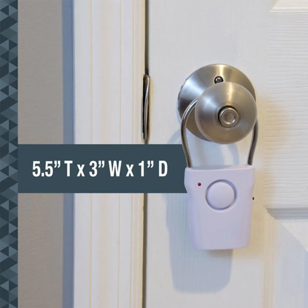 

Shop Vibration Accessories Travel 120dB Anti-theft Indoor Burglar Window Handle Business Home Security Sensor Alert Door Alarm