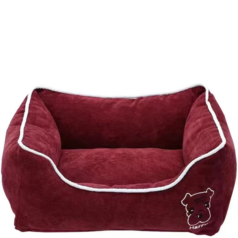 Складная овальная водонепроницаемая подушка для кровати собак современная