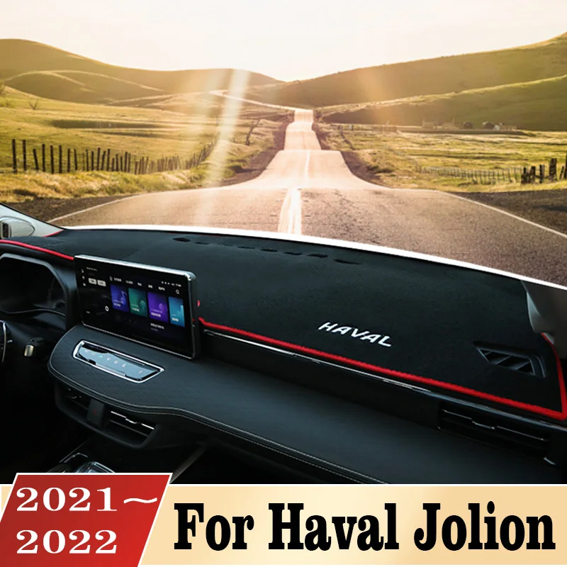 

Car Dashboard Platform Mat Cover Anti-UV Center Console Carpets Sunshade Avoid Light Pad For Haval Jolion 2021 2022 Accessories