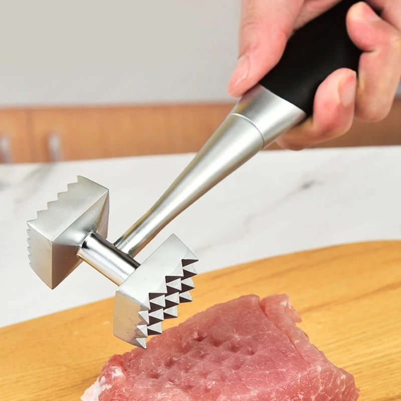 

Meat Tenderizer Hammers Meat Gadgets Meat Pounder Mallets Double-sided Meat Hammers for Pounding Beef Steak Chicken Pork