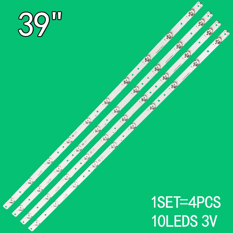 

4 шт. STCL 39 дюймов TV 40FA3103 4C-LB400T-MS3 JL.D395A1235-057CS-F 40560F-DB светодиодный подсветка с 10 лампами