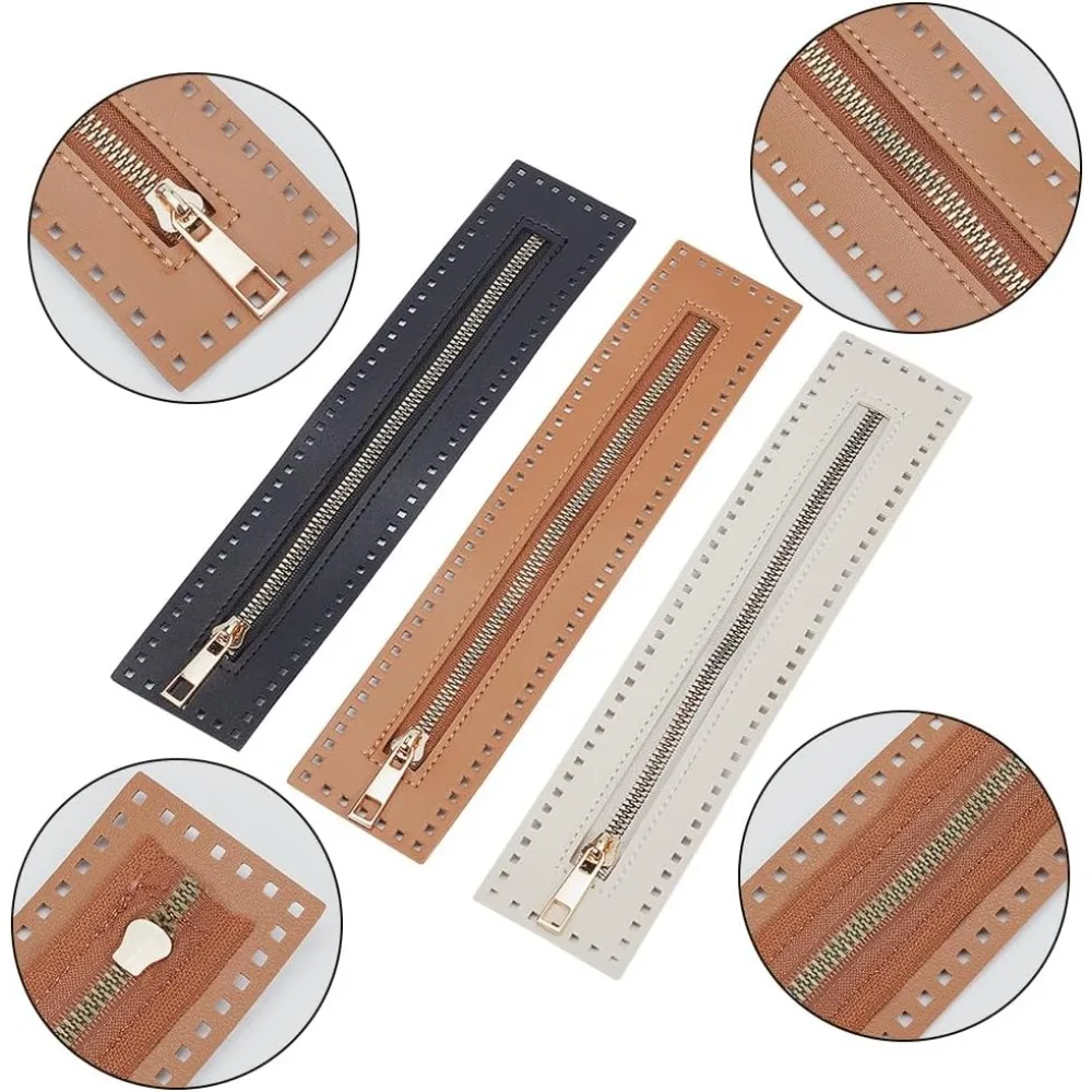 Искусственная кожа Molnia для шитья металлическая разделительная длиной 27 см сумок