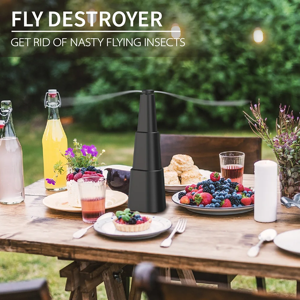 

Fly Repellent Fan for Outdoor Kitchen Food Protector Fly Destroyer Keep Flies Bugs Away From Food Pest Repellent Table Fan