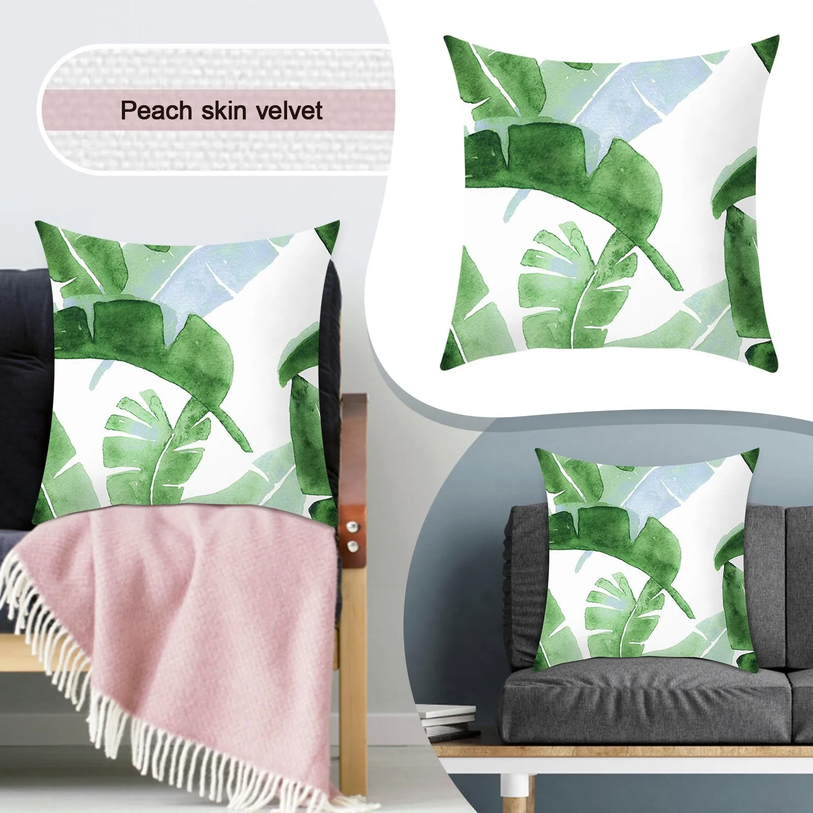 

Pillowcase Modern Pillowcase Decorative Outdoor Linen Square Pillowcase For Sofa Sofa Beds And Cars 18x18 Inches (45 X 45 Cm)