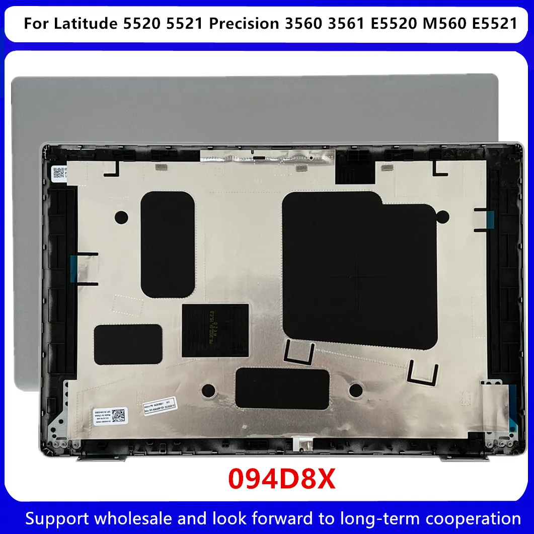 

New For Dell Latitude 5520 5521 Precision 3560 3561 E5520 M560 E5521 LCD Back Cover Rear Lid A Cover 094D8X 94D8X