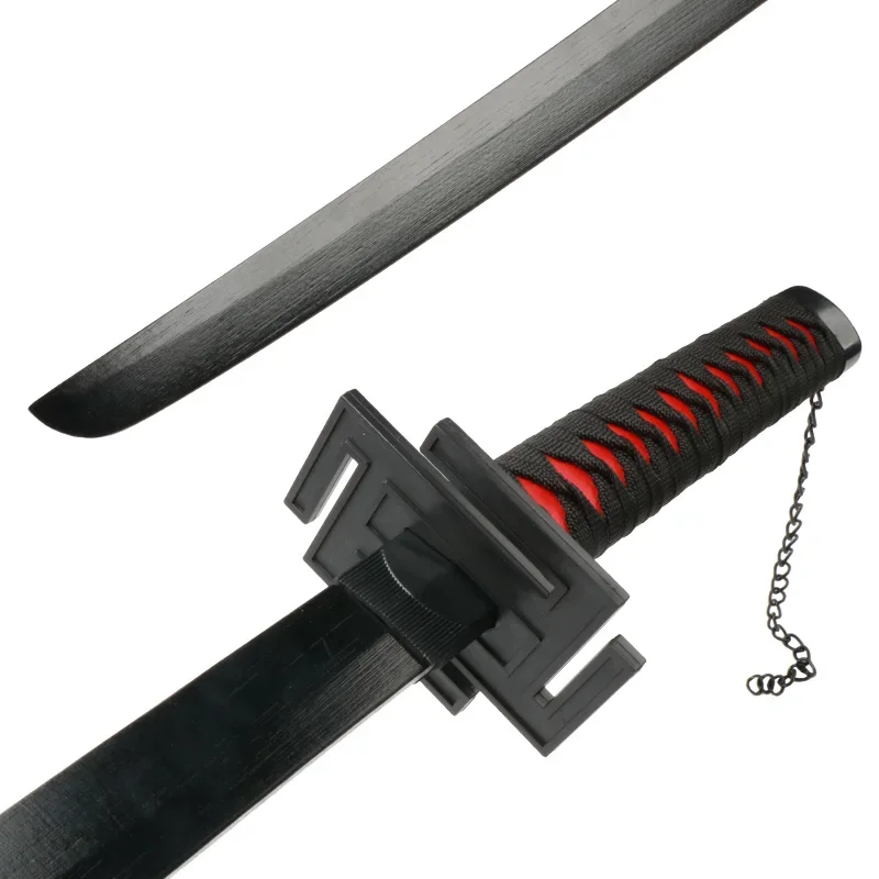 80 см аниме мечи детская молодежная игрушка косплей Katana BLEACH Ichigo Kurosaki Zangetsu меч