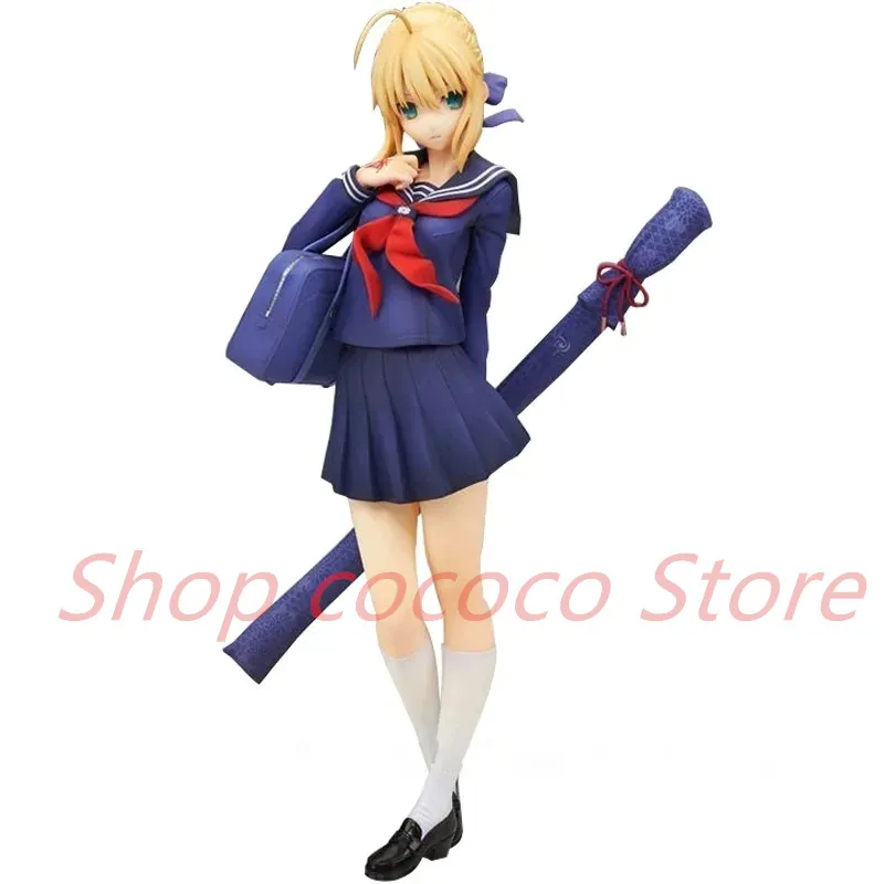 18 см НОВЫЙ Hot Fate Stay Night Saber Школьная форма Стиль Экшн Аниме Фигурка Коллекция