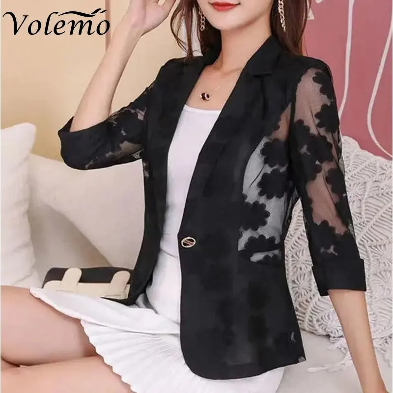 Elegant Solid Color Button Spliced All-match Shirt Women Clothing 2023 Summer New Oversized Casual Tops Loose Office Lady Blouse