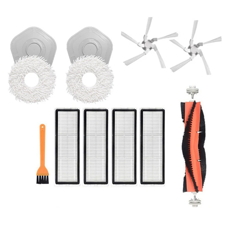 

For Xiaomi Dreame Bot W10 Self-Cleaning Robot Vacuum Cleaner Accessories Main Side Brush Cover HEPA Filter Mop Cloth