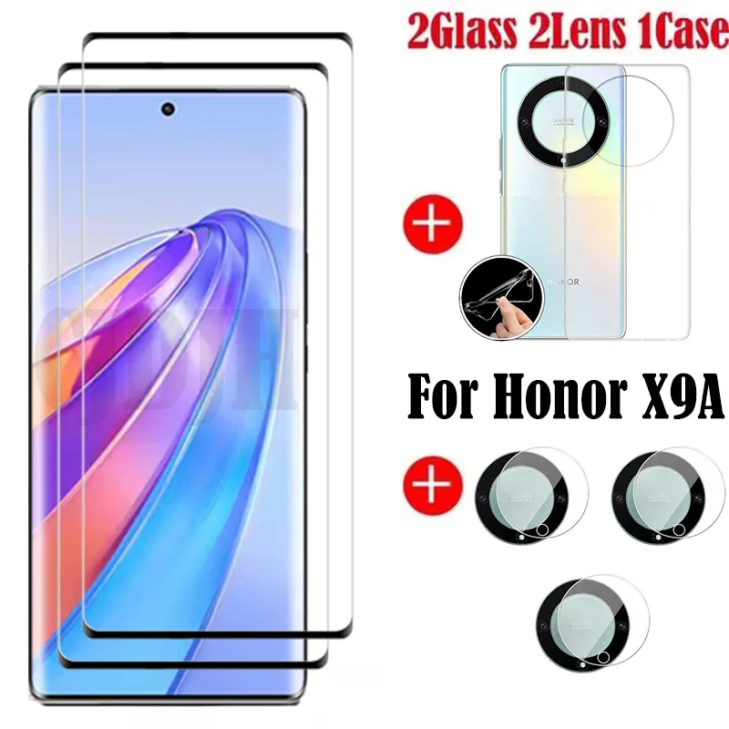 

Закаленное стекло с клеевым краем для Honor Magic5 Lite, защитная пленка для экрана Honor X9A, пленка для камеры Huawei Honor Magic 5 Lite