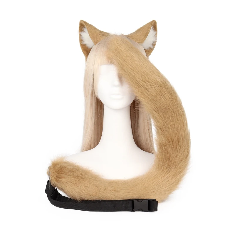 

Новый стиль, сексуальные милые уши, повязка на голову, плюшевый ушной хвост, Набор Аниме, аксессуары для косплея