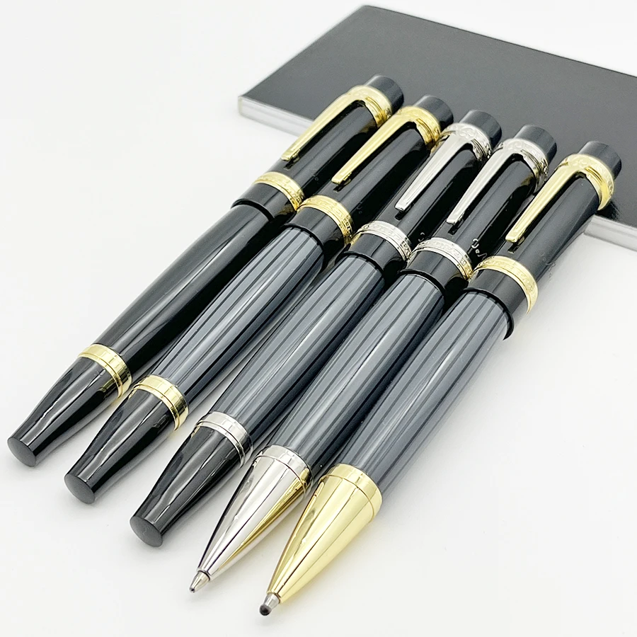 

YAMALANG Resin Luxury MB Roller Ballpoint Pen Honore De Balzac Office School Stationery With Autograph On The Pen-cap
