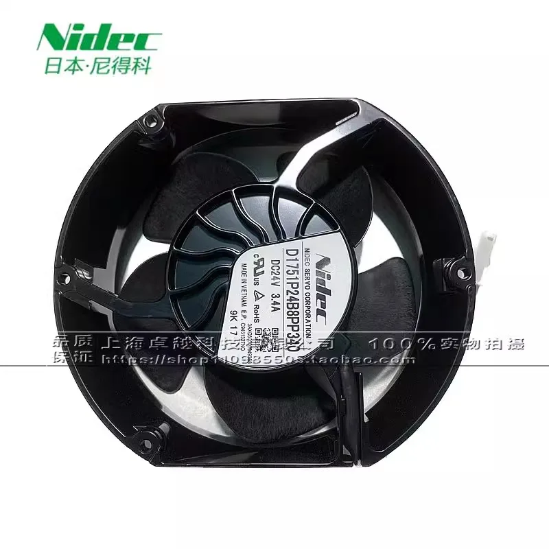 Инверторный вентилятор Nidec D1751P24B8PP340 24 В ABB880/580