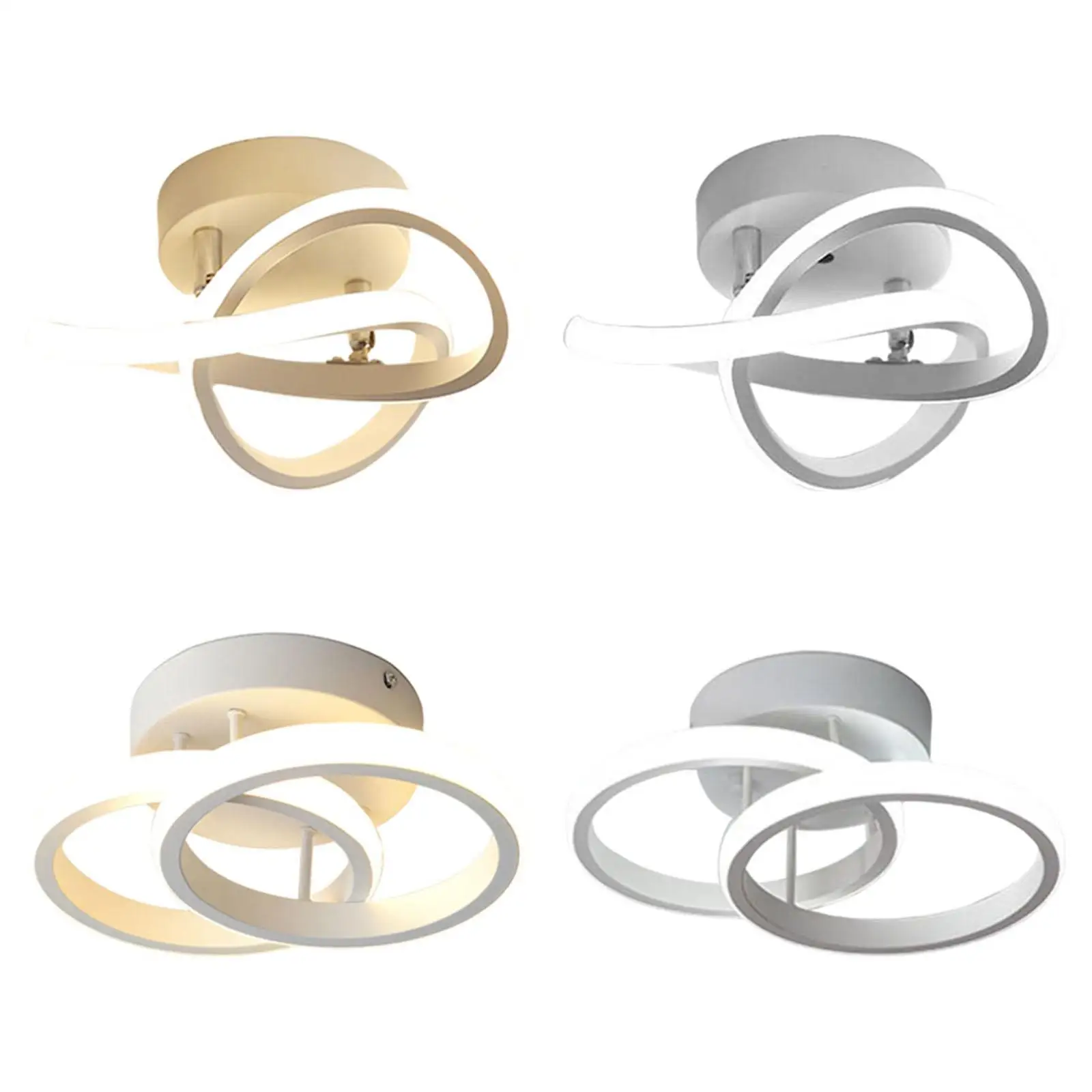 

LED Ceiling Lamp, Modern Ceiling Light Fixture, for Living Room, Bathroom, Dining Room, Home, Office, Bar Decoration