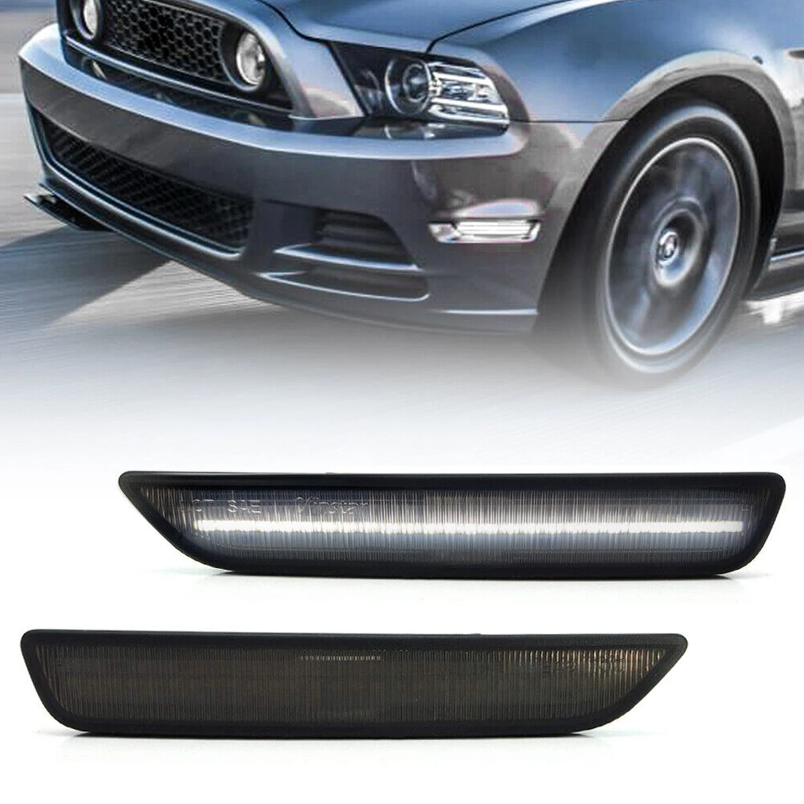 

Флейта для номерного знака Ford Mustang 2010-2014, 2 шт.