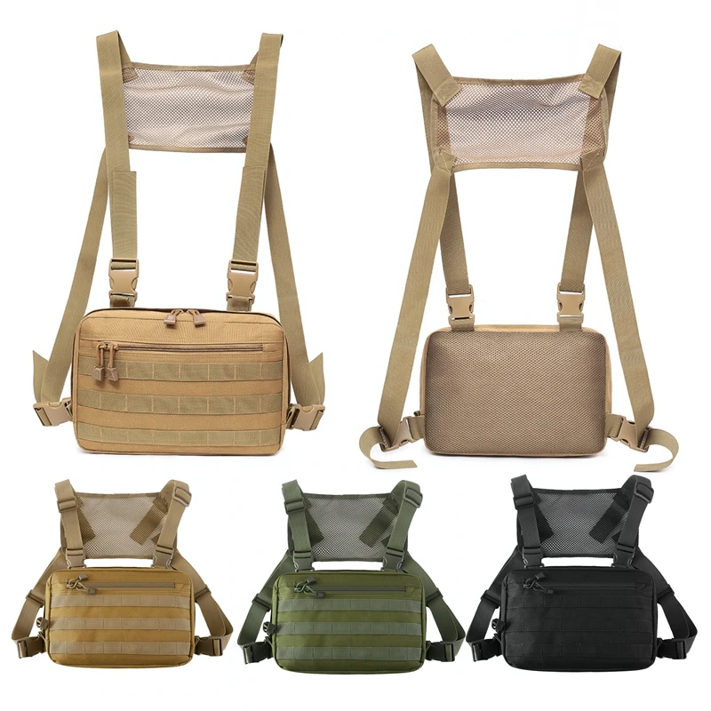 Тактическая нагрудная сумка унисекс Регулируемая Военная уличная Сумка Molle