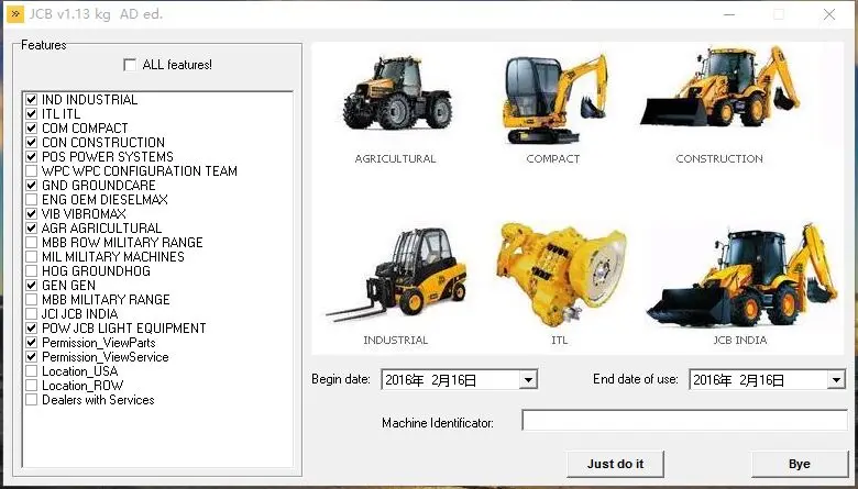 

JCB SPP каталог запчастей 1,13 генератор ключей для SPP 1,13-2,00