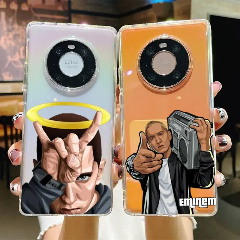 

Hop Rapper Eminem rap Phone Case for Samsung S20 ULTRA S30 for Redmi 8 for Xiaomi Note10 for Huawei Y6 Y5 cover