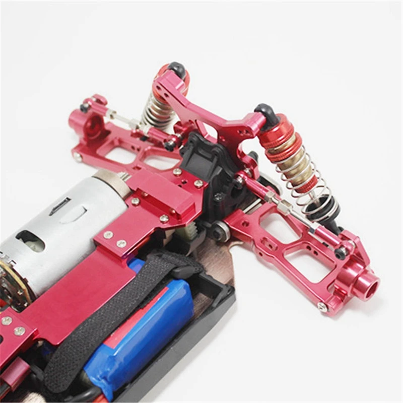

1 Set Plastic Front/Rear Swing Arm RC Suspension Arm Spare Parts & 1 Set Front Wheel Seat Rear Wheel Seat RC Car Set