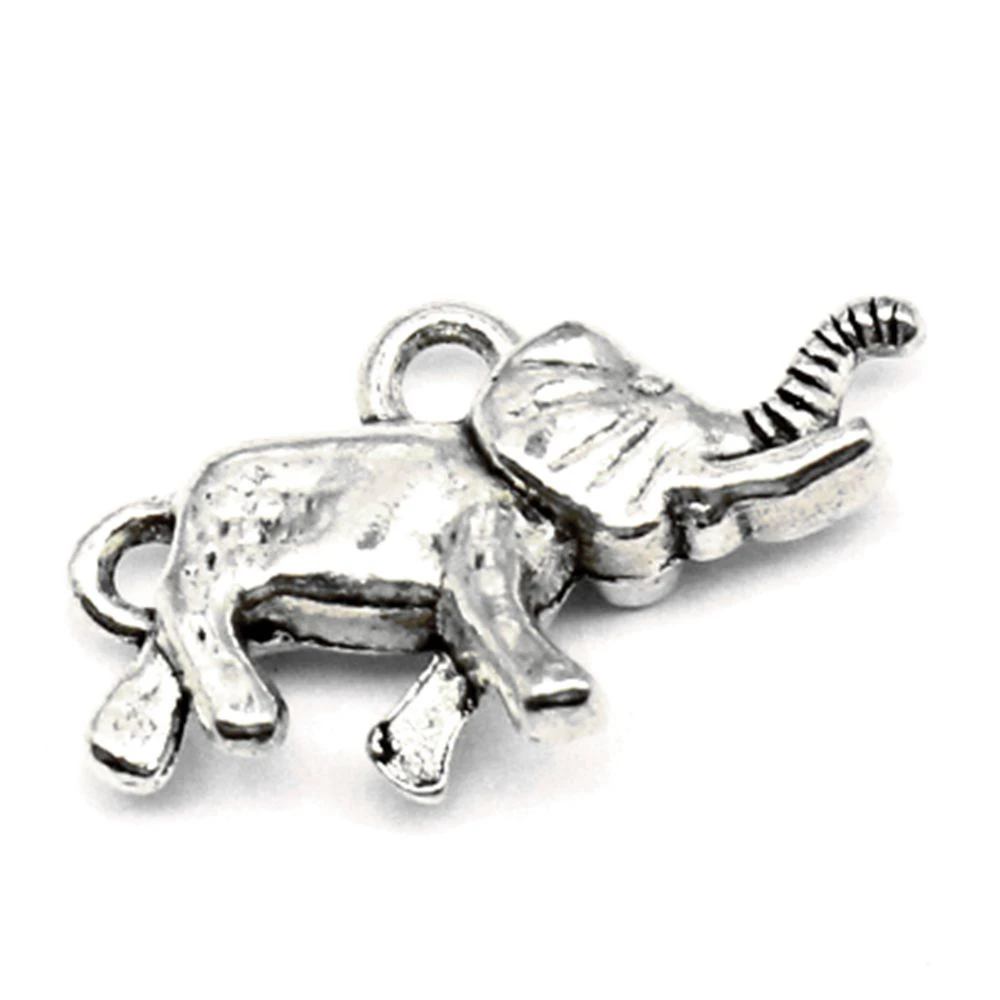 

Elephants Charm For Making Jewelry Diy Finding 30pcs 14x25mm