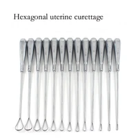 shandong xinhua stainless steel uterine curette 4 20 gynecological equipment abortion curettage large spatula