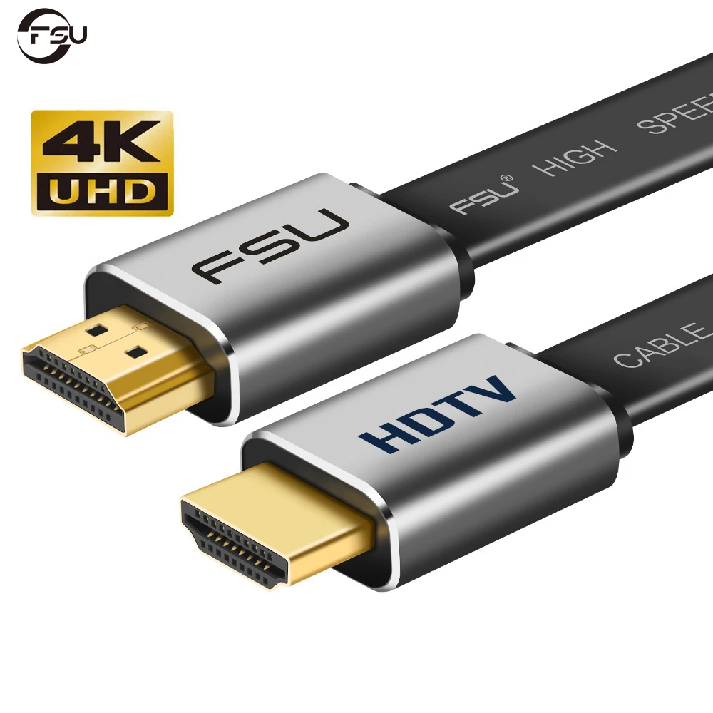 FSU HDMI-compatible Cable 4K*2K High Speed 2.0 Cable HDMI-compatible 3D 1080P HD for TV PS3/4 Projector 0.5m 1m 1.5m 2m 3m