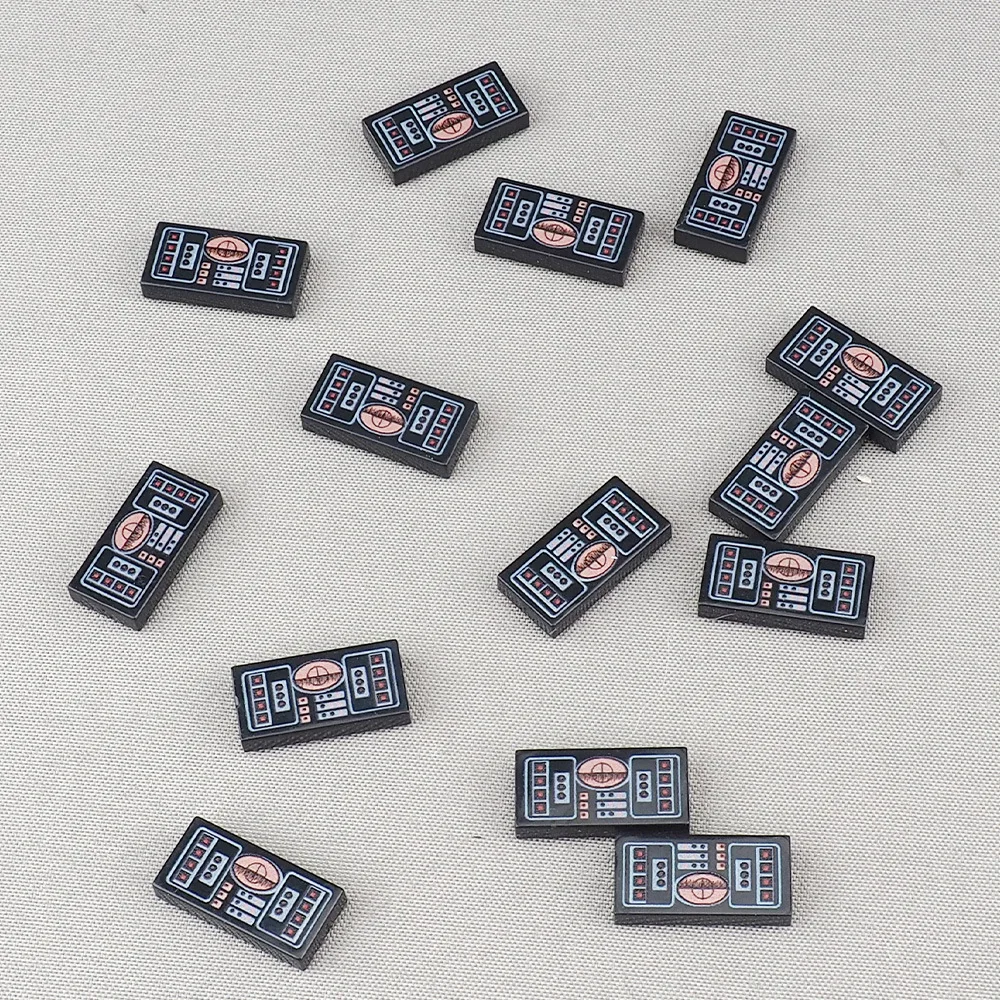 Фото Набор из 10 деталей MOC 3069pb: Печатные блоки для сборки авиационной панели радарного прибора, кирпичики для конструктора, игрушки-подарки №3