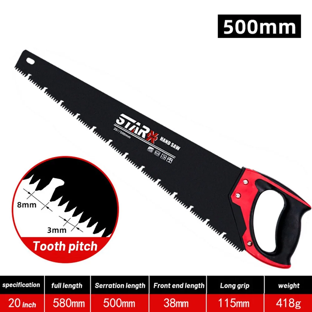 

16-inch/18-inch/20-inch Woodworking Hand Saw 1pc 1pcs 1x 400/450/500mm