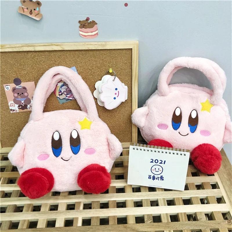 

Japanese Style Kawaii Cartoon Women Soft Plush Shoulder Handbag Crossbody Bag Shopping Zipper Simplicity Durable Children Girl