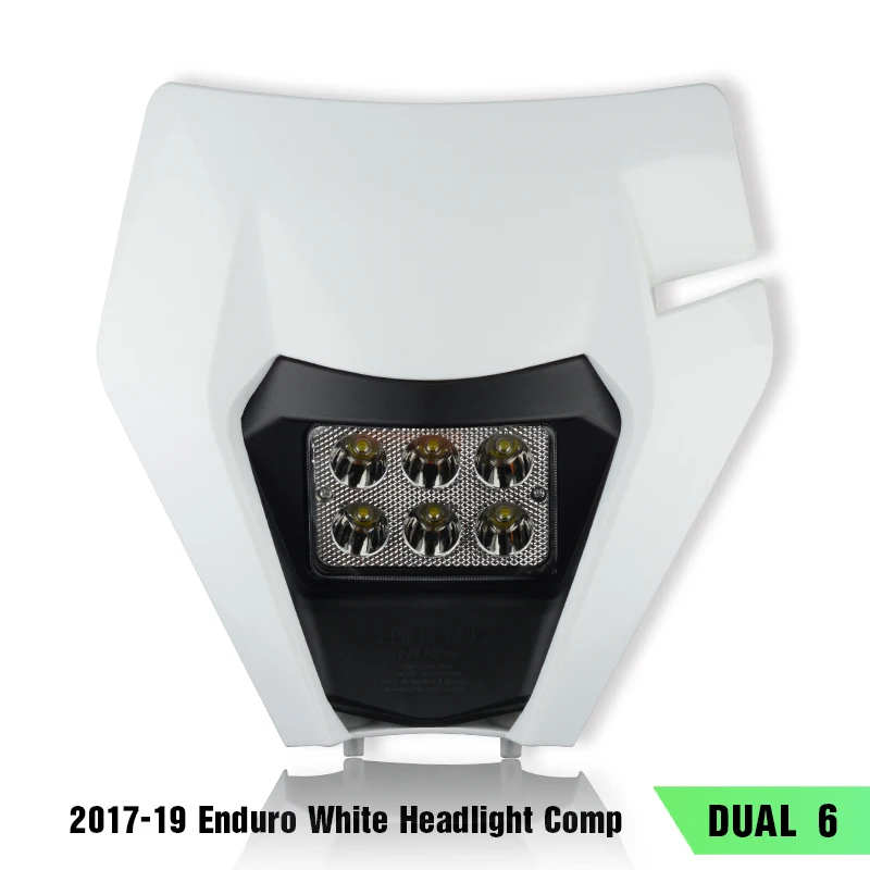 PowerZone мотоциклетный светодиодный головной фонарь фара Головной фонарь обтекатель для KTM 2021 EXC 2022 EXC SXF MX внедорожный велосипед эндуро светодиодный головсветильник