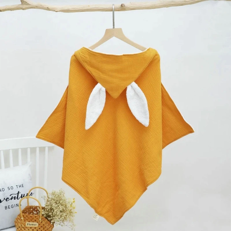 

Cartoon Rabbit Ear Blanket Children Newborn Infant Bathrobe Sleeping Bag Swaddle Wrap Sleepsack Bedding Sofa Beach Mat QX2D