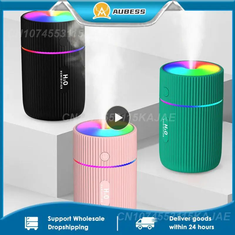 

1~10PCS Small Home Car Humidifier Low Noise Portable Air Humidifiers Mist Diffuser Desktop Humidifier Light Colorful