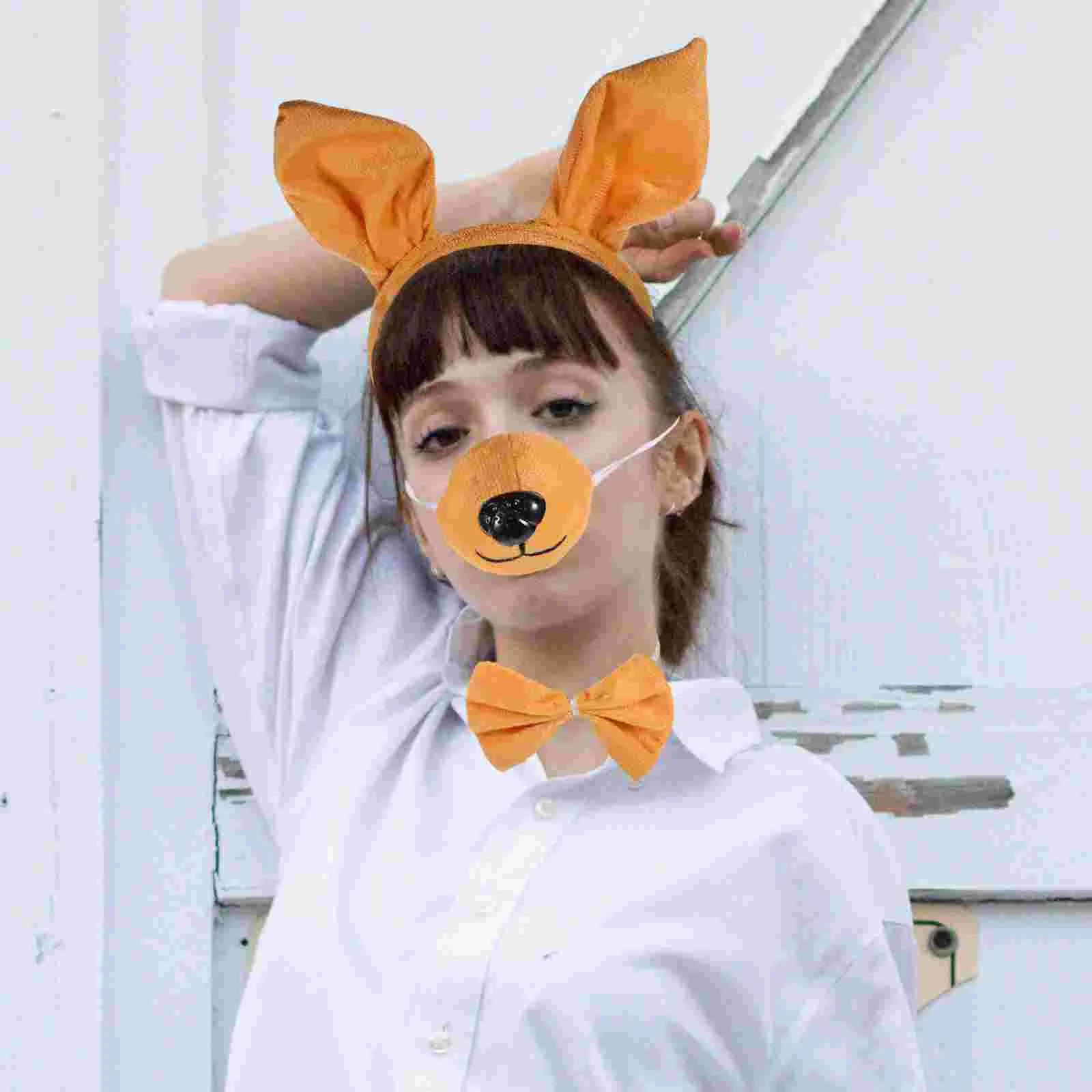 Повязка на голову с ушками кенгуру парики для косплея макияж девочек пластиковая