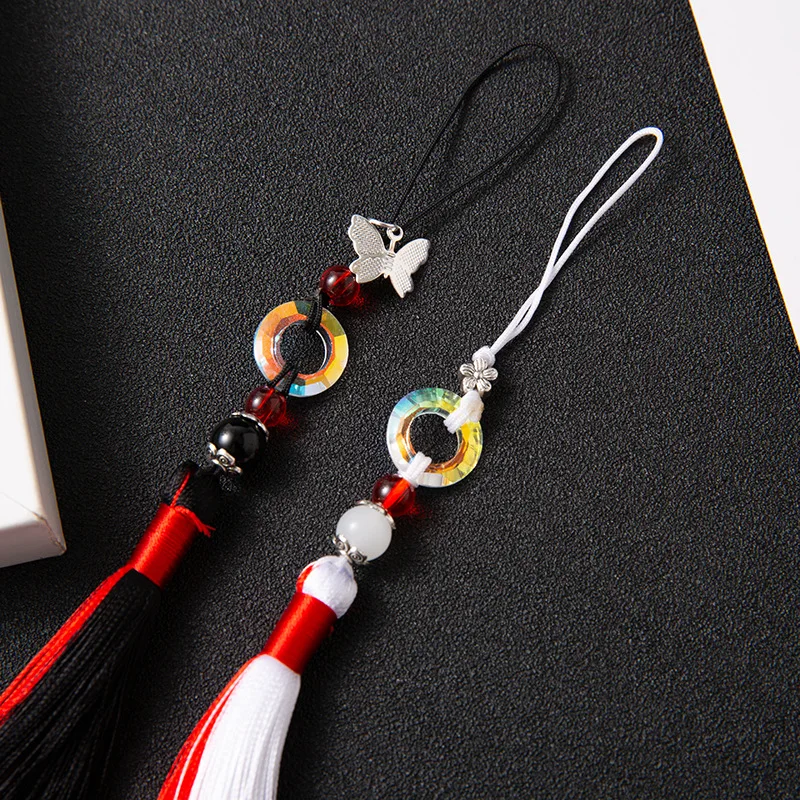 Тянь Гуань Ci фу брелок человек небо официальное благословение женский с бусинами