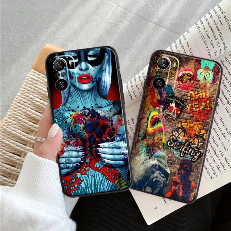 

Watercolor Beauty Painting For Xiaomi Redmi Matte Black Cover Silicon TPU Soft Cases Back Cover K20 K30 K40 Pro Plus Case Funda