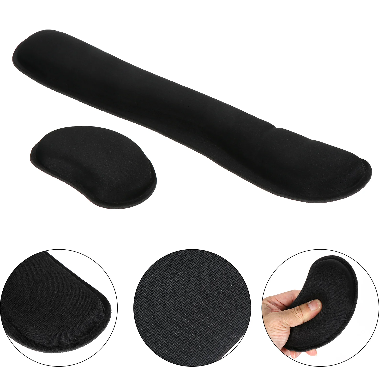 

Wrist Pad Keyboard Support Resthand Mat Ergonomic Mousecomfortable Cushion Nonset Accessories Computer Accessory Rubber Base