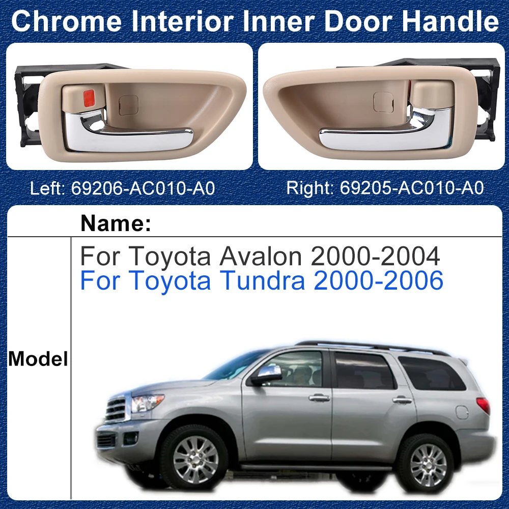 Для Toyota Avalon 2000-2004 Tundra 2000-2006 интерьер автомобиля рычаг дверной ручки 69206-AC010 69205-AC010