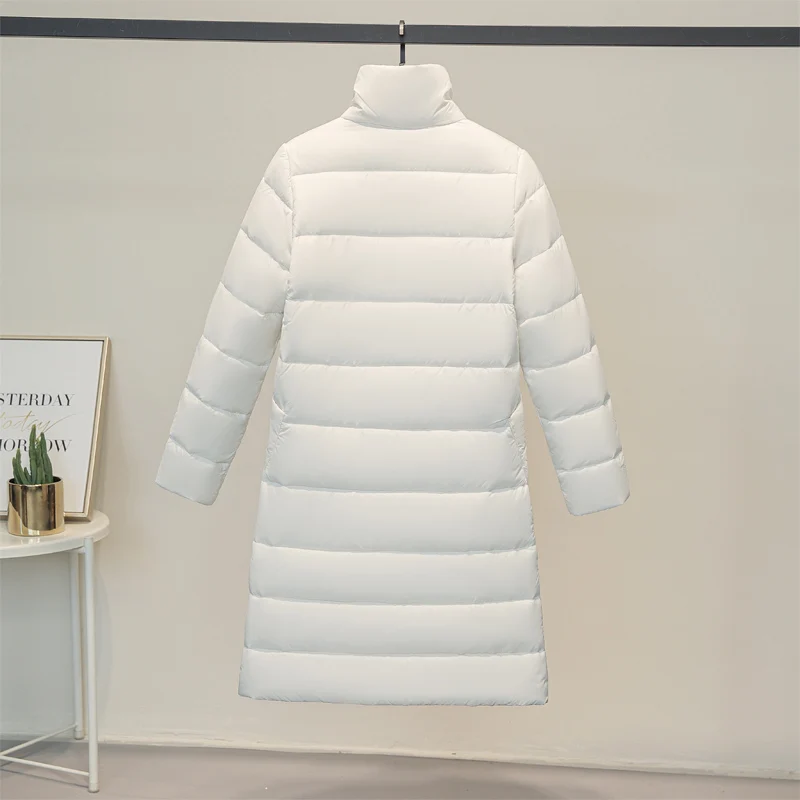 Winter coat Hooded Thicken Jacket Elegant Warm Cotton Padded Parkas Korean Long Sleeve Pocket Winter Coat Women Outwear