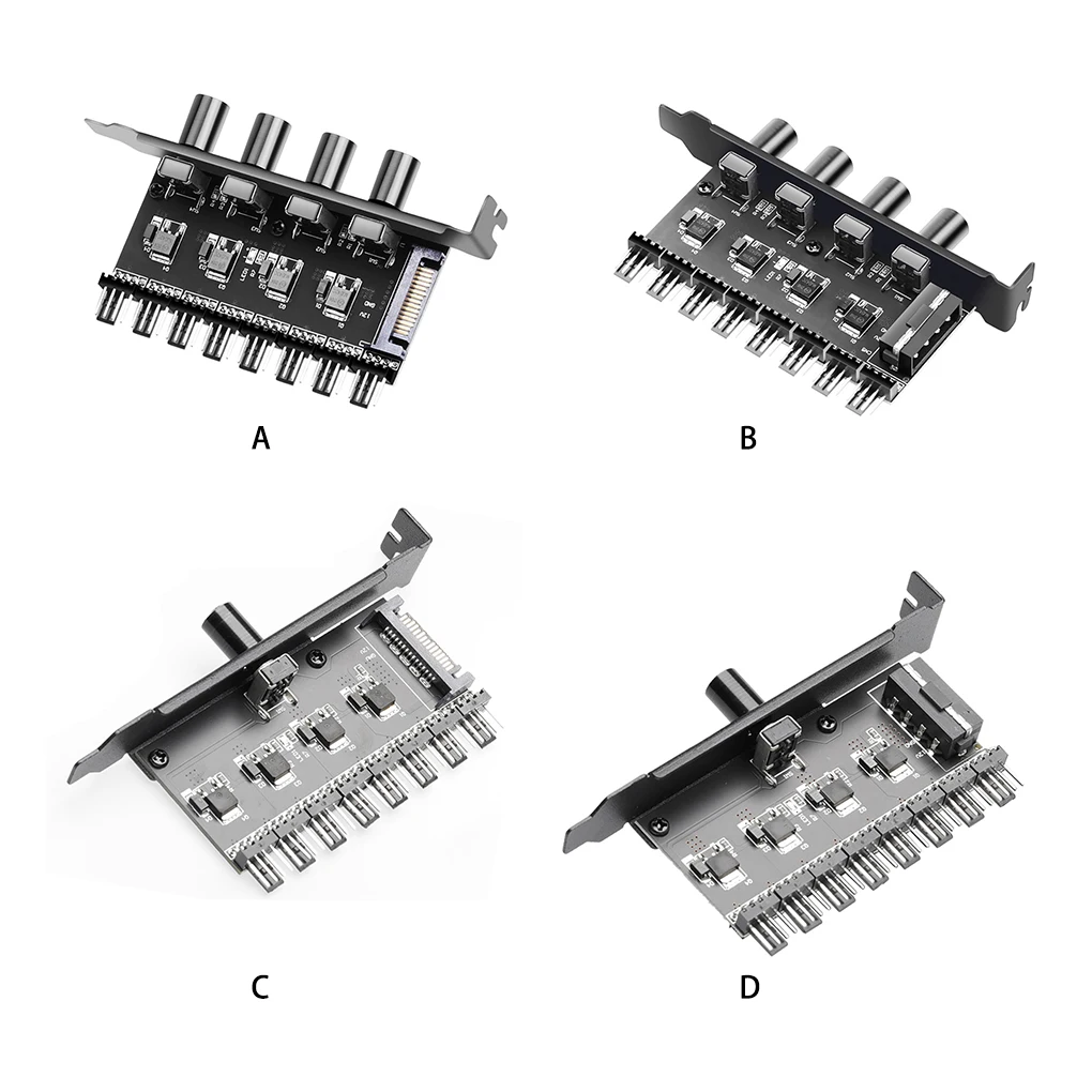 

Трехконтактный 4-контактный интерфейс бесступенчатый контроллер для вентилятора Регулируемый регулятор скорости вентиляторов охлаждения...