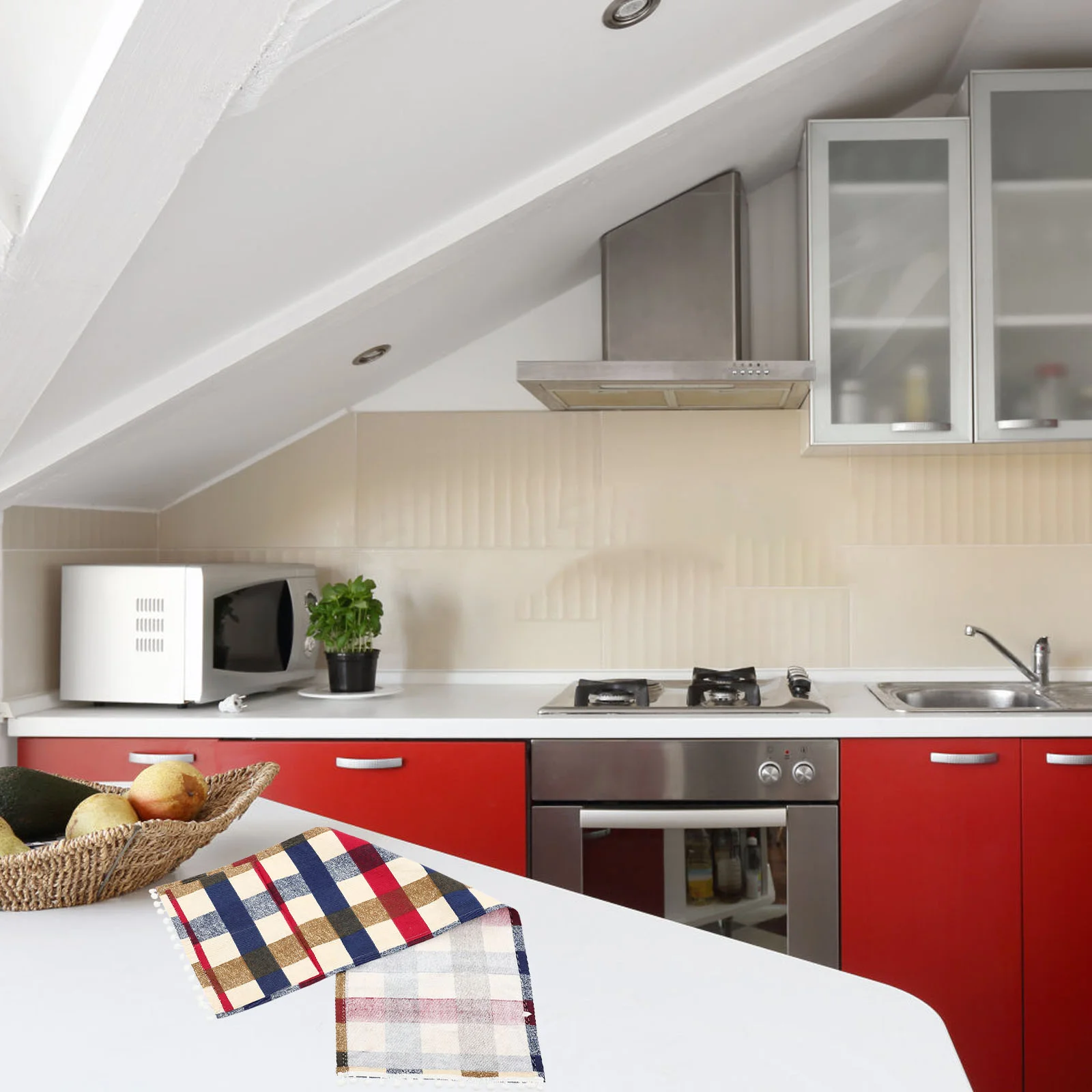 

Toaster Oven Countertop Cover For Appliance Oven Protection Cover Decorative Oven Cover for Decor Home Kitchen