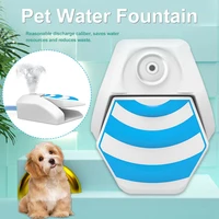 Pet Dog Outdoor Water Feeder Water Fountain Cat Self-service Step-On Foot Pedal Automatic Drinking Dispenser Dog Training Toy