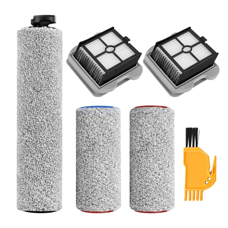 

Replacement Vacuum HEPA Filter And Brush Roller Compatible For Roborock Dyad U10 WD1S1A Cordless Wet Dry Vacuum Cleaner