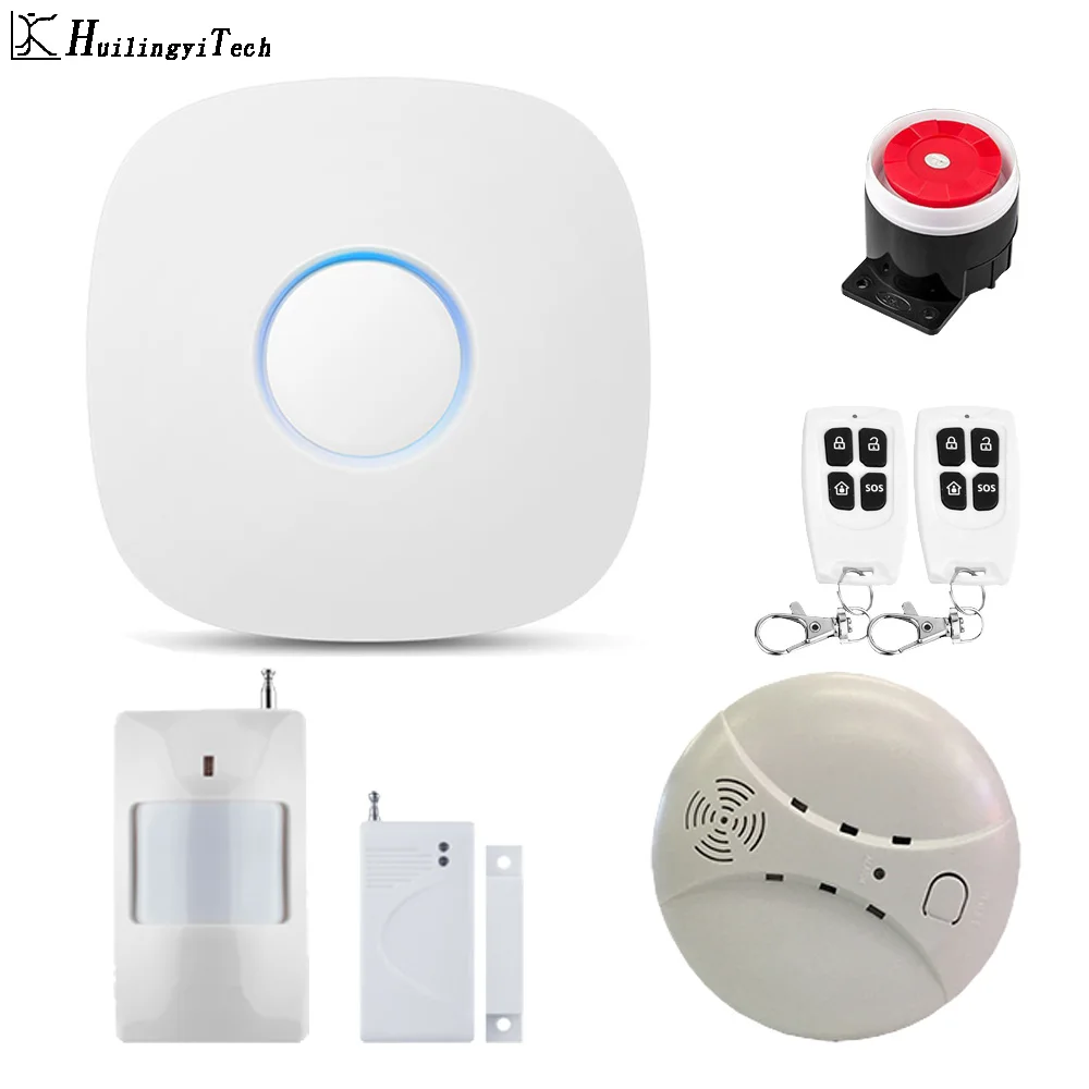 4G Home Anti-Theft Control Unit Tuya Smart Home Security Protection Wireless Smoke Sensores For Home Alarm System