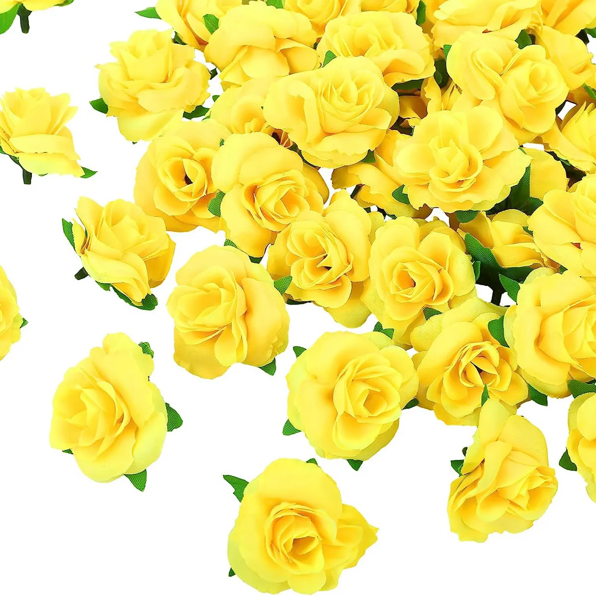 Искусственные шелковые розы кремовые для букета 10/20 шт