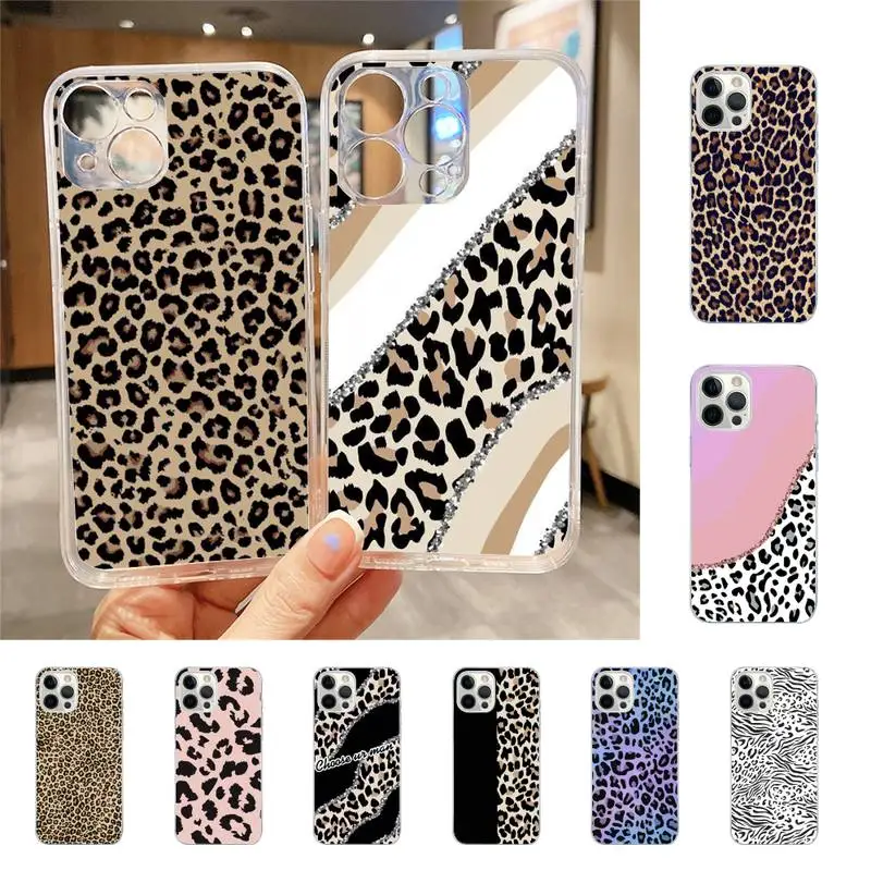 

Fashion Tiger Leopard Print Panther Phone Case For Iphone 7 8 Plus X Xr Xs 11 12 13 Se2020 Mini Mobile Iphones 14 Pro Max Case