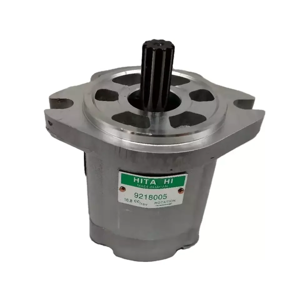 

HITACH-I Pumps 9218005 Gear Oil Pumps for EX200-3 ES200 Wheel Loader 16.8cc/rev Rotation:CCW Hydraulic Parts