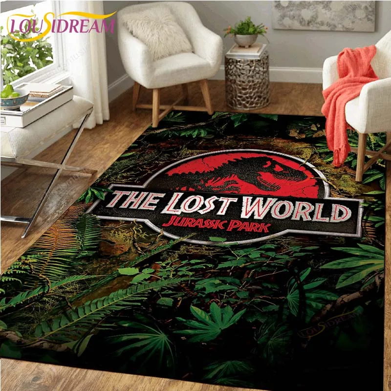

Jurassic Park Non-slip Area Rugs Large Mat for Living Room Comfortable Carpet Soft Rugs Bedroom Home Carpets